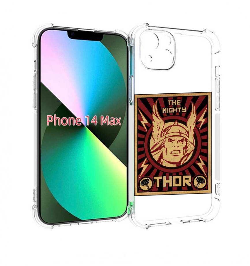 

Чехол MyPads тор лицо для iPhone 14 Plus (6.7), Прозрачный, Tocco