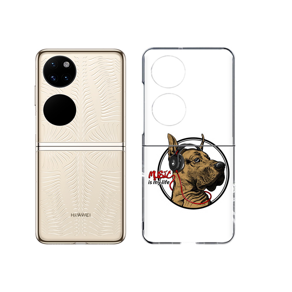 

Чехол MyPads Tocco для Huawei P50 музыкальная собака (PT225999.71.490), Прозрачный, Tocco