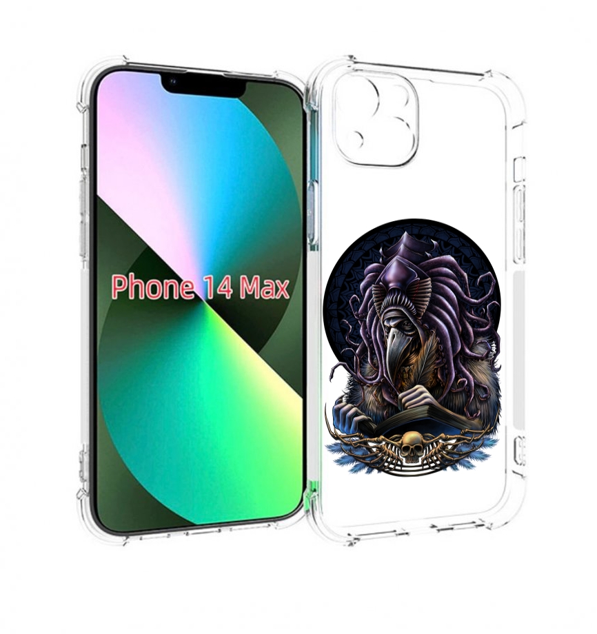 

Чехол MyPads умный ворон для iPhone 14 Plus (6.7), Прозрачный, Tocco