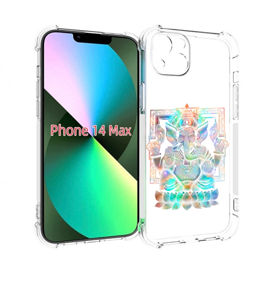 

Чехол MyPads умный слон для iPhone 14 Plus (6.7), Прозрачный, Tocco