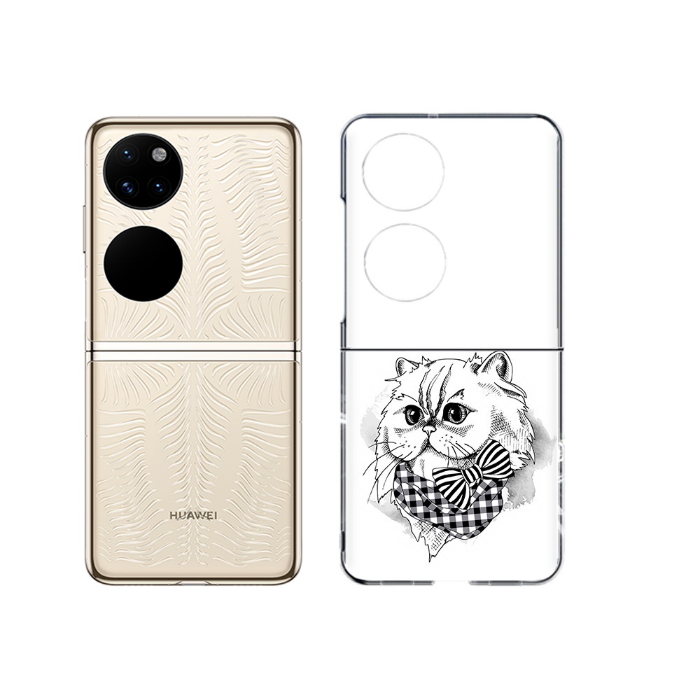 

Чехол MyPads Tocco для Huawei P50 нарисованная красивая кошечка (PT225999.71.503), Прозрачный, Tocco
