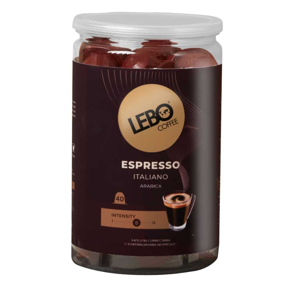 Кофе в капсулах Lebo Espresso Italiano 40 шт.