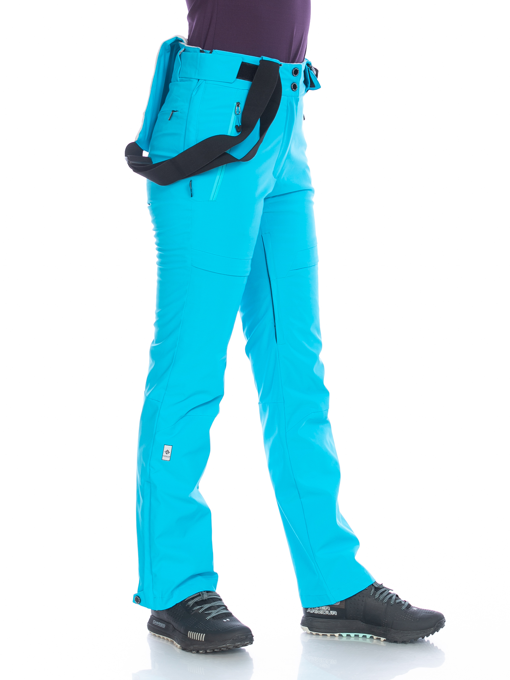 фото Горнолыжные брюки женские forcelab, цвет бирюзовый, 44 р