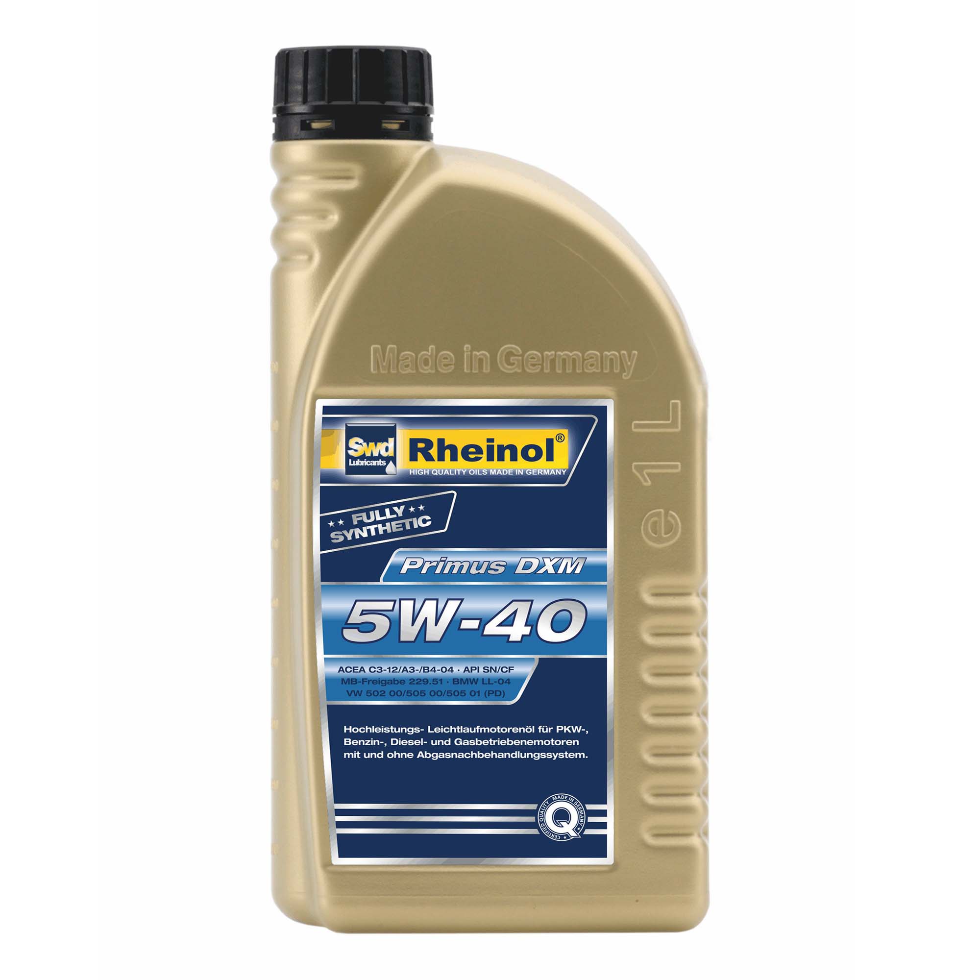 Моторное масло SWD Rheinol синтетическое Primus DX 5W40 1л