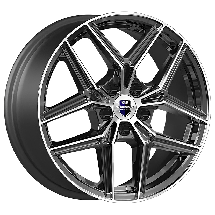 

Колесный диск КиК Юнион 7x17 5x112 ET 45 Dia 66,6 (BFP), Черный