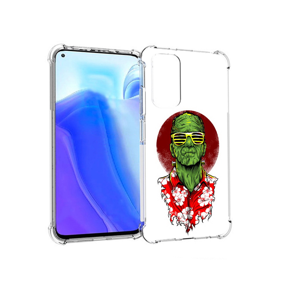 

Чехол MyPads Tocco для Xiaomi Redmi Note 11S крутой зеленый мужчина в очках, Tocco