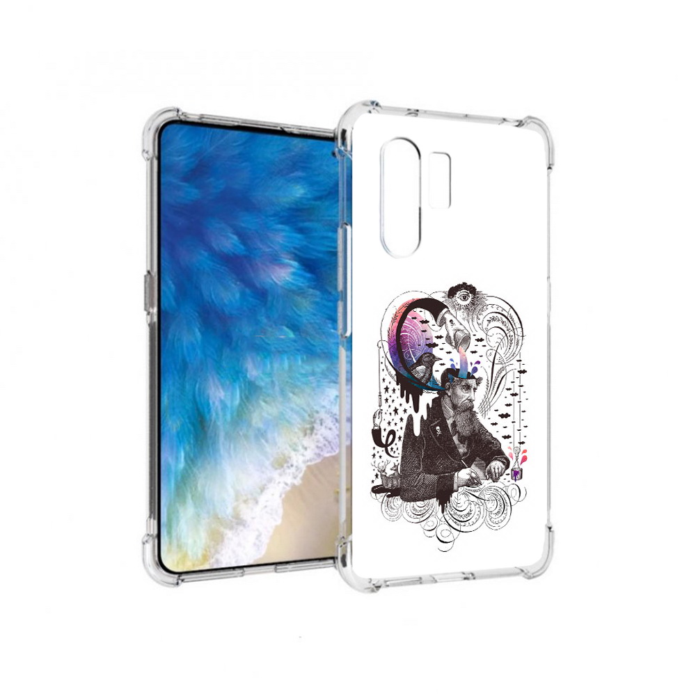 

Чехол MyPads Tocco для Vivo X30 абстракция думающий мужчина (PT142331.408.210), Прозрачный, Tocco
