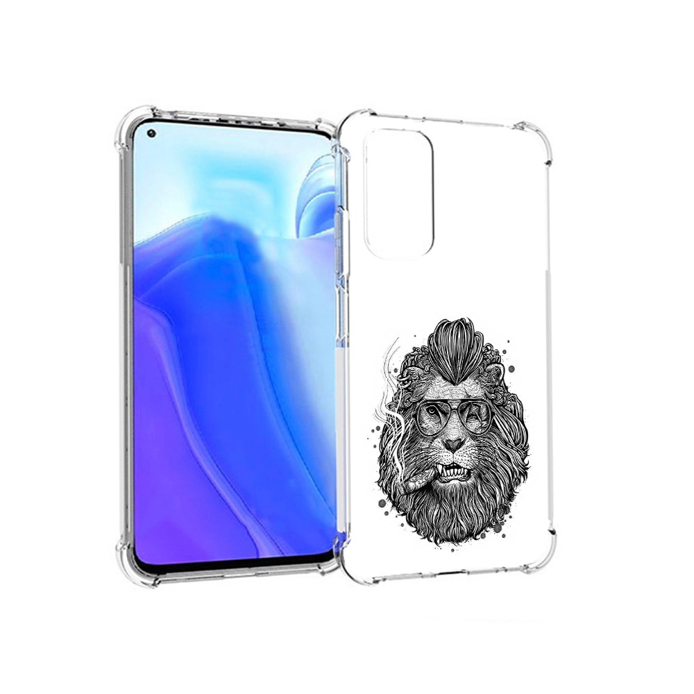 

Чехол MyPads Tocco для Xiaomi Redmi Note 11S курящий лев (PT162215.279.432), Tocco