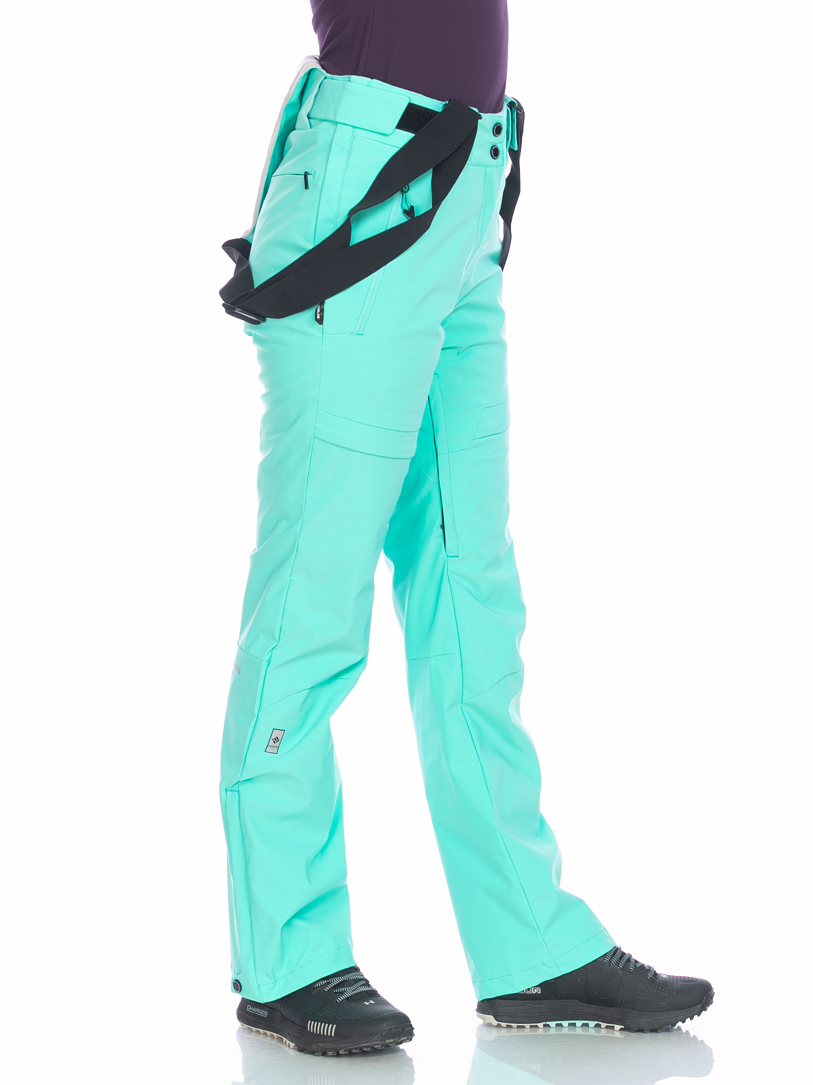 фото Горнолыжные брюки женские forcelab, цвет мятный, 44 р