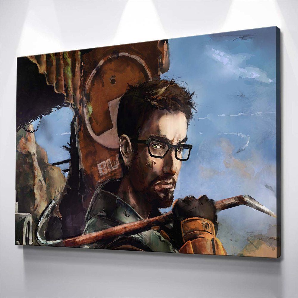

Картина Red Panda Half Life - Рисовка40х60
