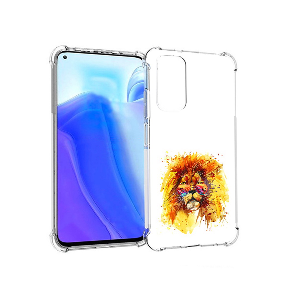 

Чехол MyPads Tocco для Xiaomi Redmi Note 11S лев в очках (PT162215.279.436), Tocco