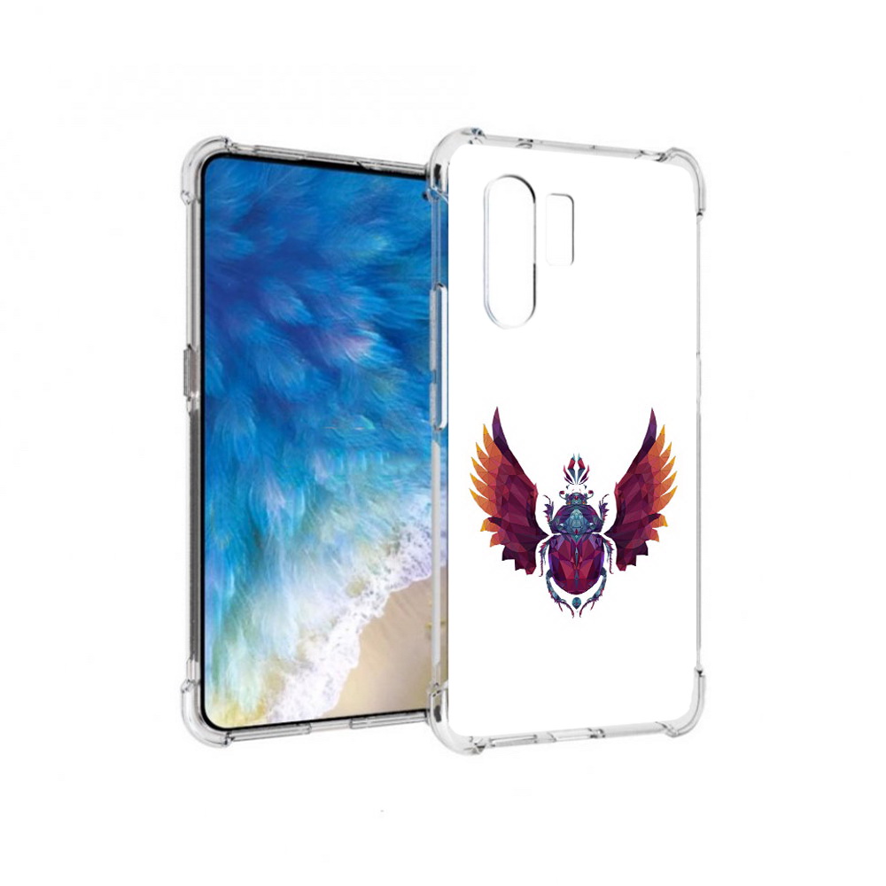 

Чехол MyPads Tocco для Vivo X30 алмазный скоробей (PT142331.408.219), Прозрачный, Tocco