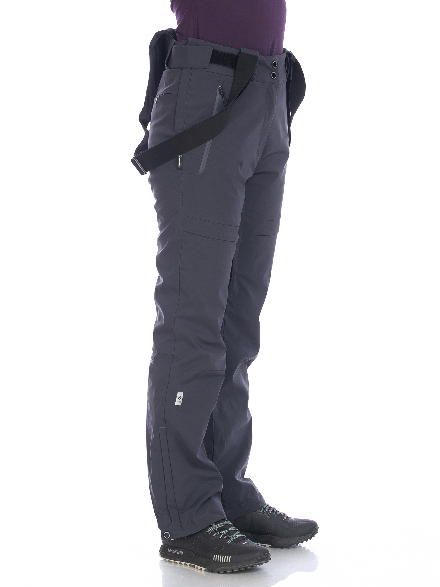 Горнолыжные брюки женские Forcelab, цвет темно-серый, 46 р