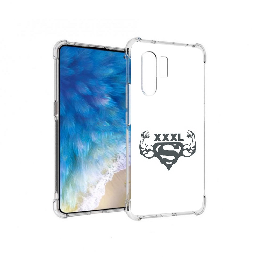 

Чехол MyPads Tocco для Vivo X30 бодибилдинг супермен (PT142331.408.237), Прозрачный, Tocco