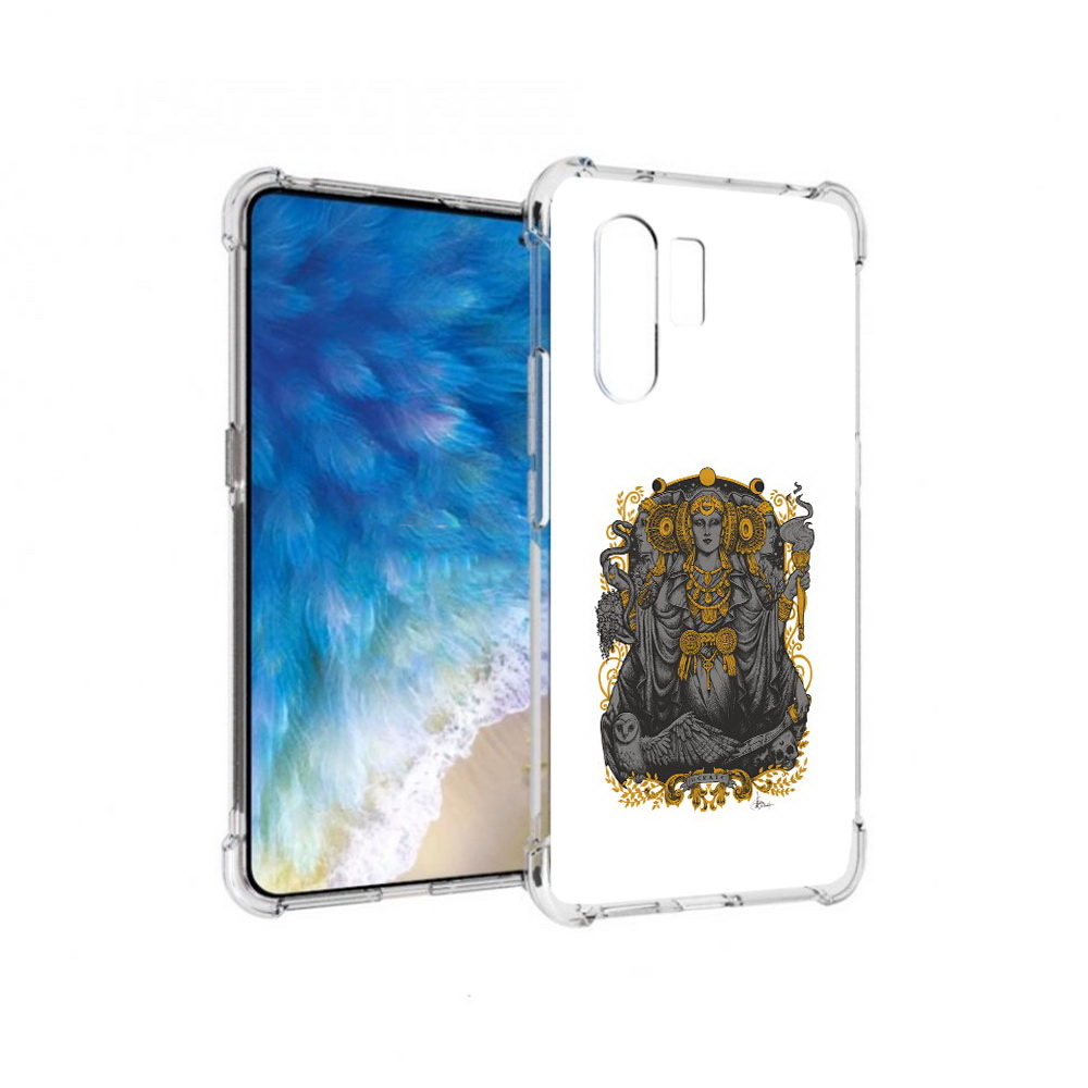 

Чехол MyPads Tocco для Vivo X30 божество с золотыми элементами (PT142331.408.241), Прозрачный, Tocco