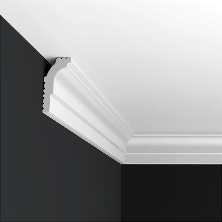 

Плинтус потолочный ФОРМАТ из дюрополимера 36x18x200004014D