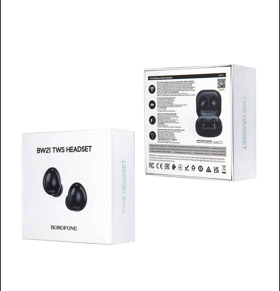 

Беспроводные наушники Borofone BW21 черный, BW21 black