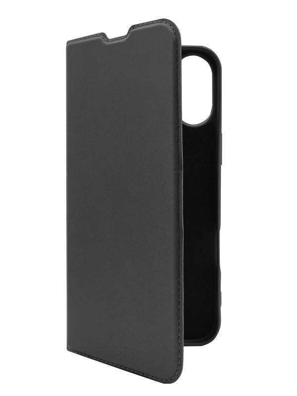 

Чехол книжка Brozo на Apple iPhone 16 Plus Soft touch черный, Apple iPhone 16 Plus