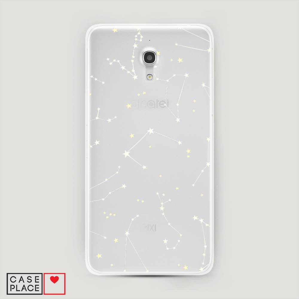

Силиконовый чехол "Созвездия" на Alcatel Pixi 4 (5) 5045D