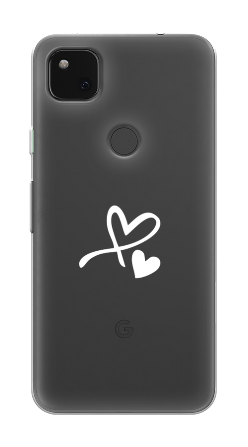 

Чехол Awog на Google Pixel 4A "Сердечко минимализм", Разноцветный, 270650-6