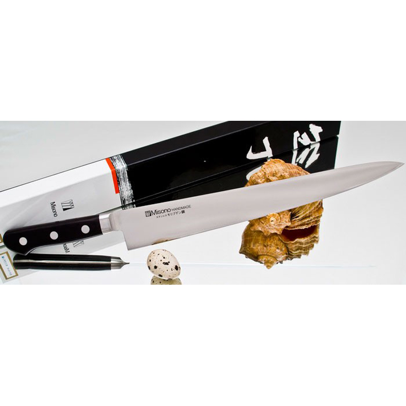 

Кухонный нож Misono Molibden Steel Sujihiki 270mm, MS522