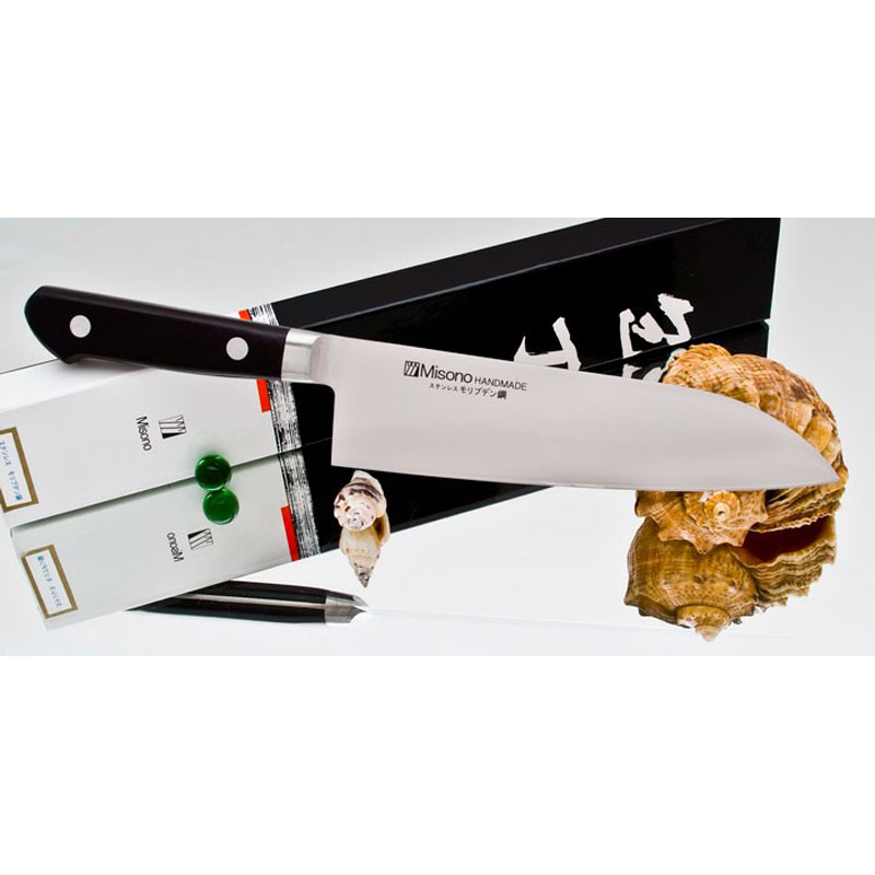 

Кухонный нож Misono Molibden Steel Santoku 140mm, MS580