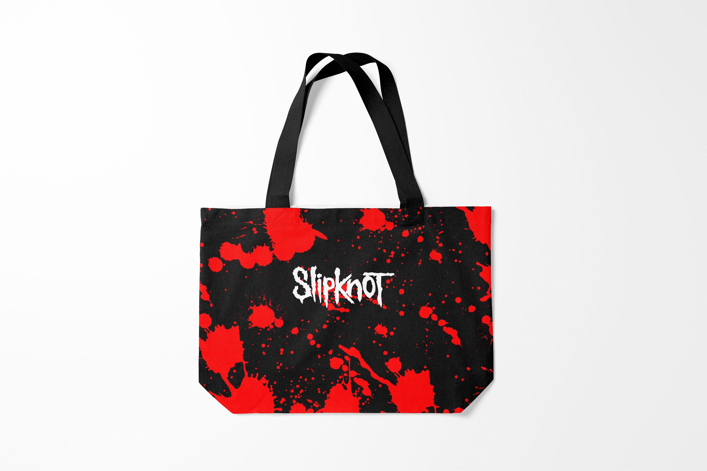 

Сумка шoппер унисекс Burnettie Slipknot пятна, разноцветный, Slipknot пятна