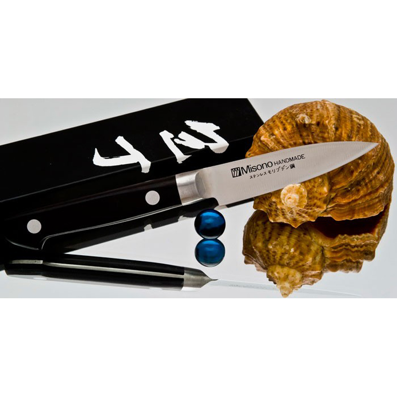

Кухонный нож Misono Molibden Steel Paring 80mm, MS534