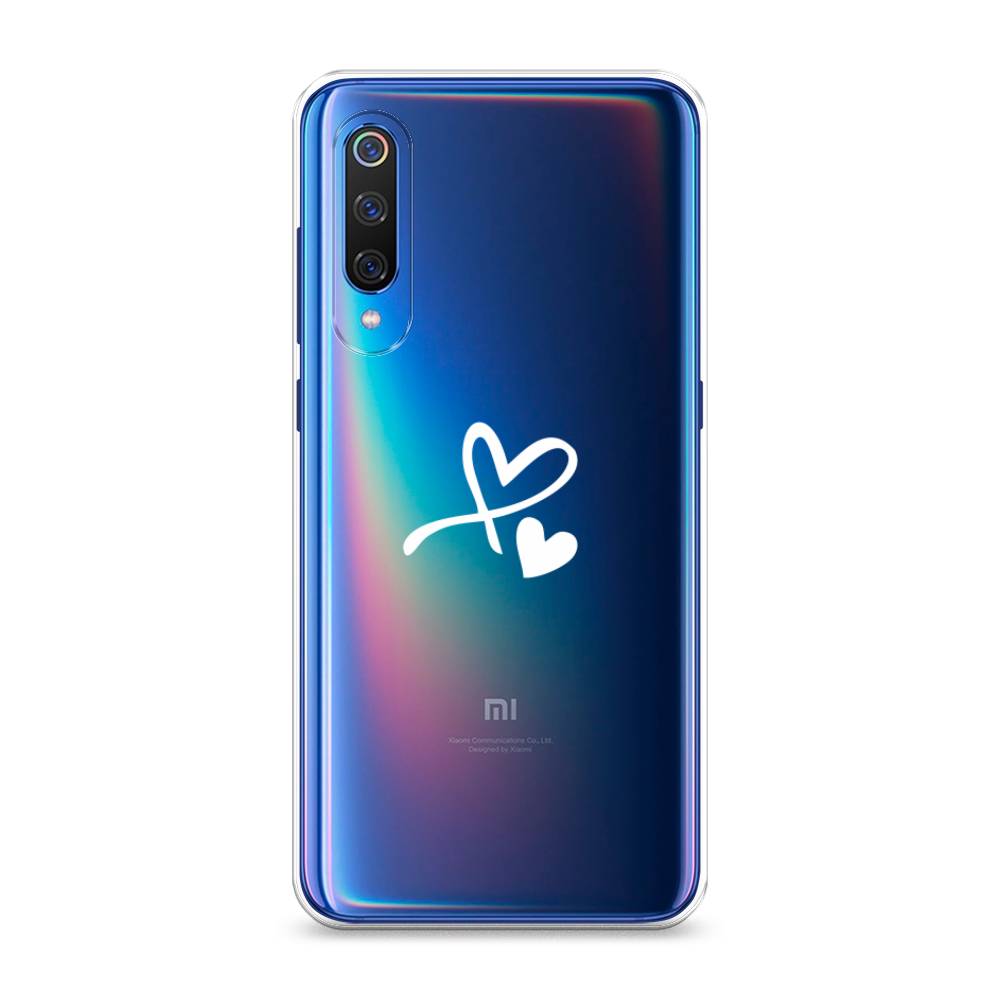 

Чехол Awog на Xiaomi Mi 9 "Сердечко минимализм", Разноцветный, 34850-6