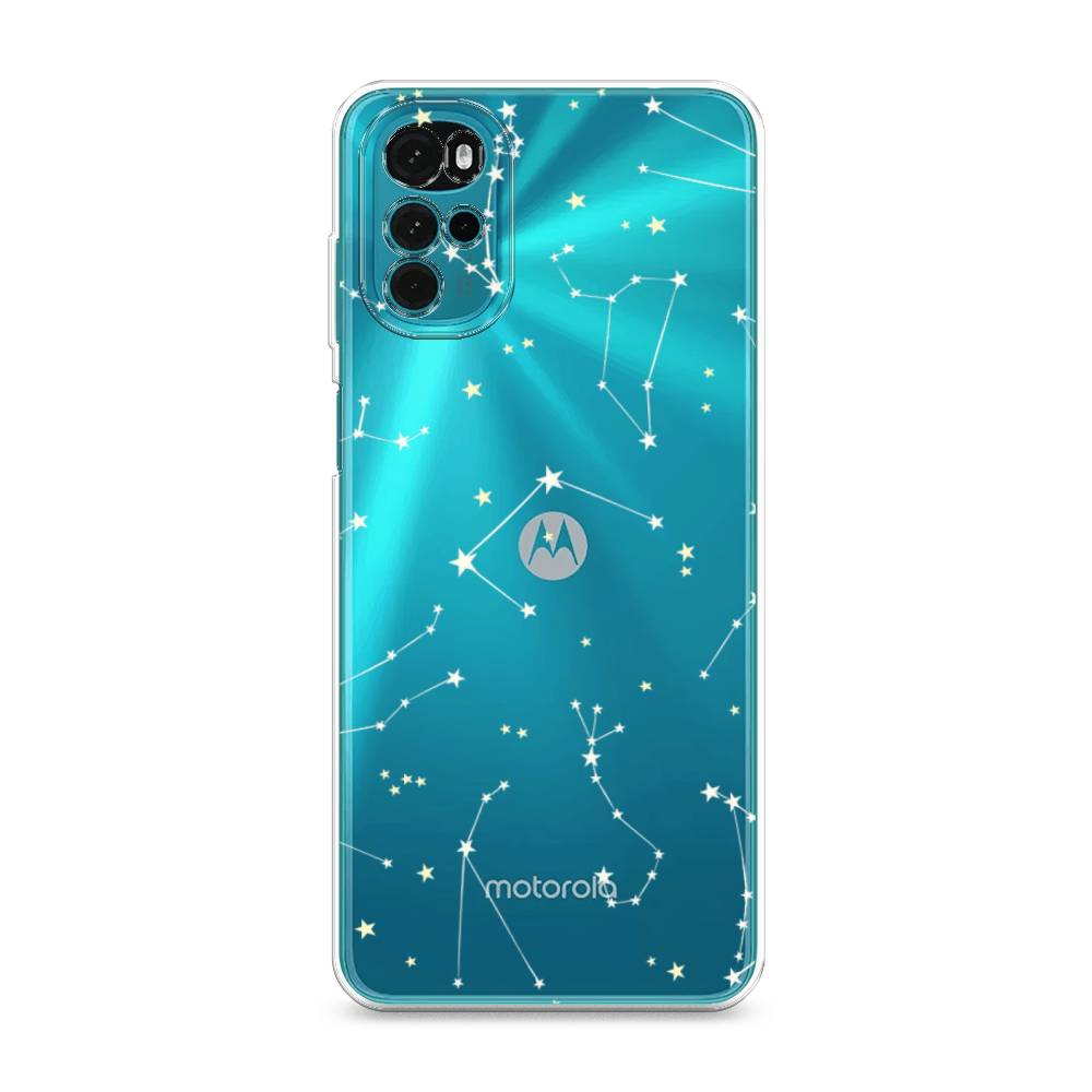 

Силиконовый чехол "Созвездия" на Motorola Moto G22, Разноцветный, 243150-7