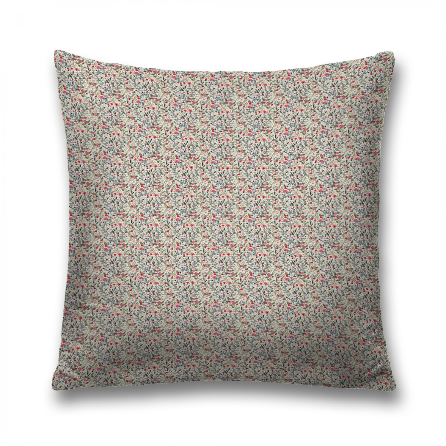 

Наволочка декоративная JoyArty "Полотно мелких букетов" на молнии, 45x45 см, Бежевый, Полотно мелких букетов