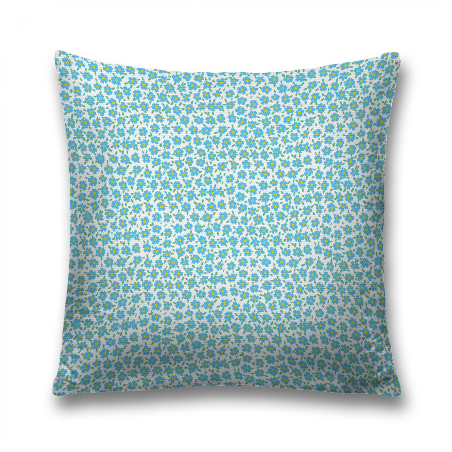 

Наволочка декоративная JoyArty "Иллюстрация цветов" на молнии, 45x45 см, Голубой, Иллюстрация цветов