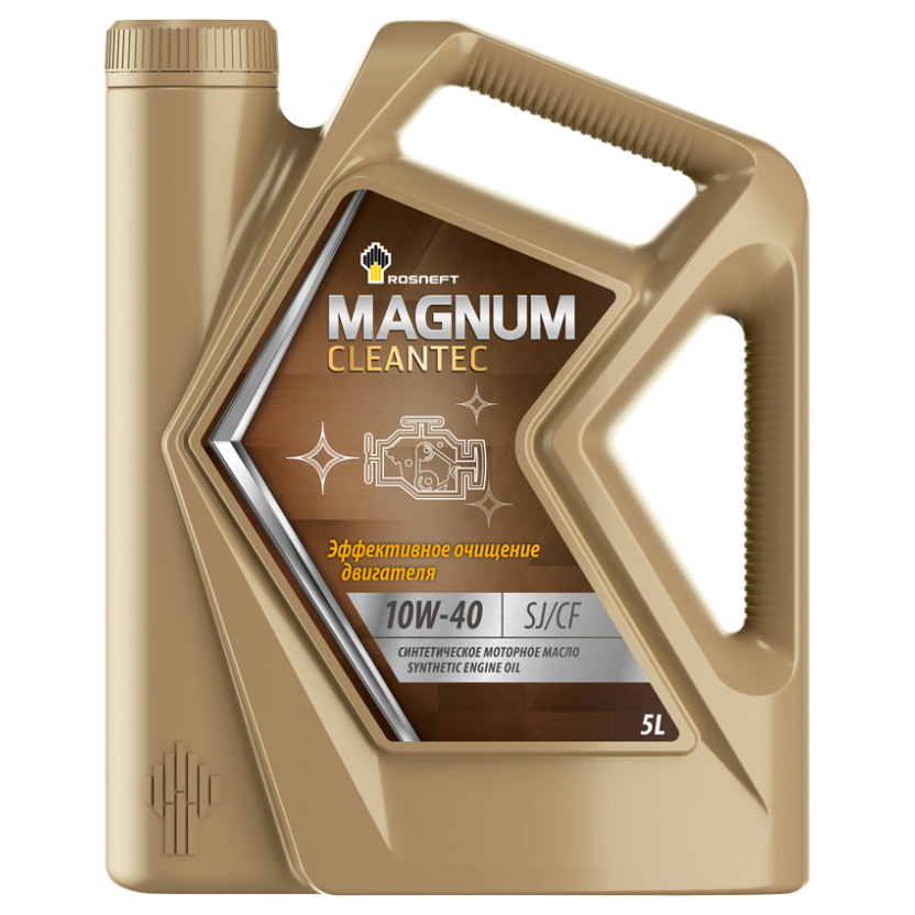 фото Моторное масло роснефть magnum cleantec 10w40 5 л