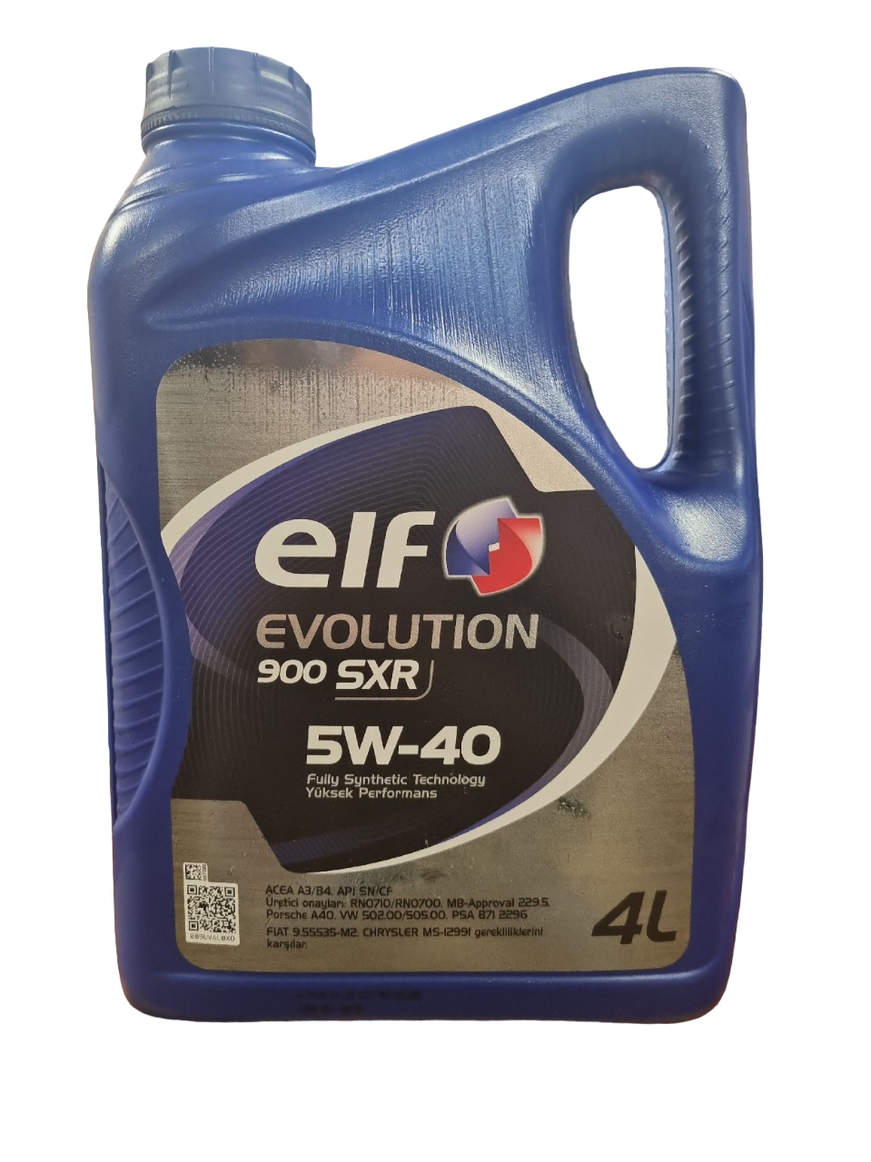 

Моторное масло ELF EVOLUTION 900 SXR 5W40 4л, Моторное масло ELF EVOLUTION 900 SXR 5W-40, 4л