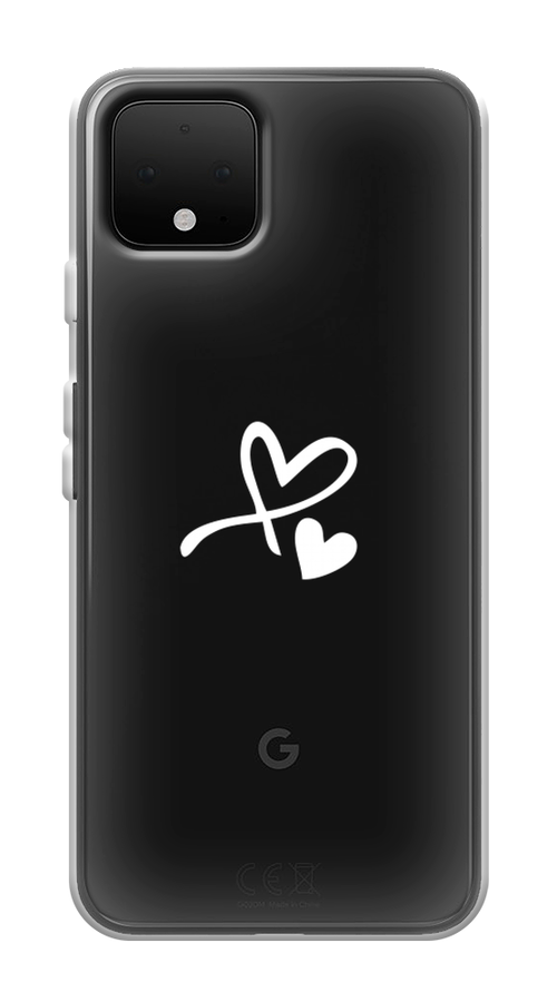 

Чехол Awog на Google Pixel 4 "Сердечко минимализм", Разноцветный, 270250-6