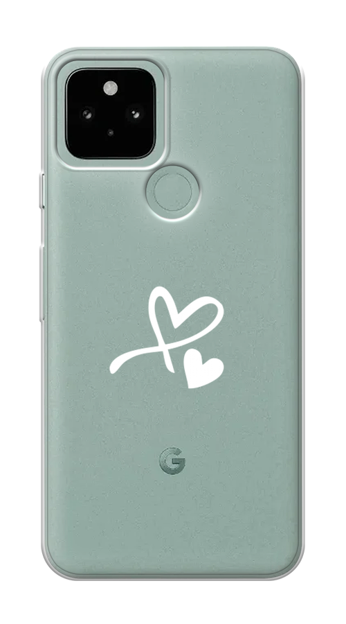 

Чехол Awog на Google Pixel 5 "Сердечко минимализм", Разноцветный, 270750-6