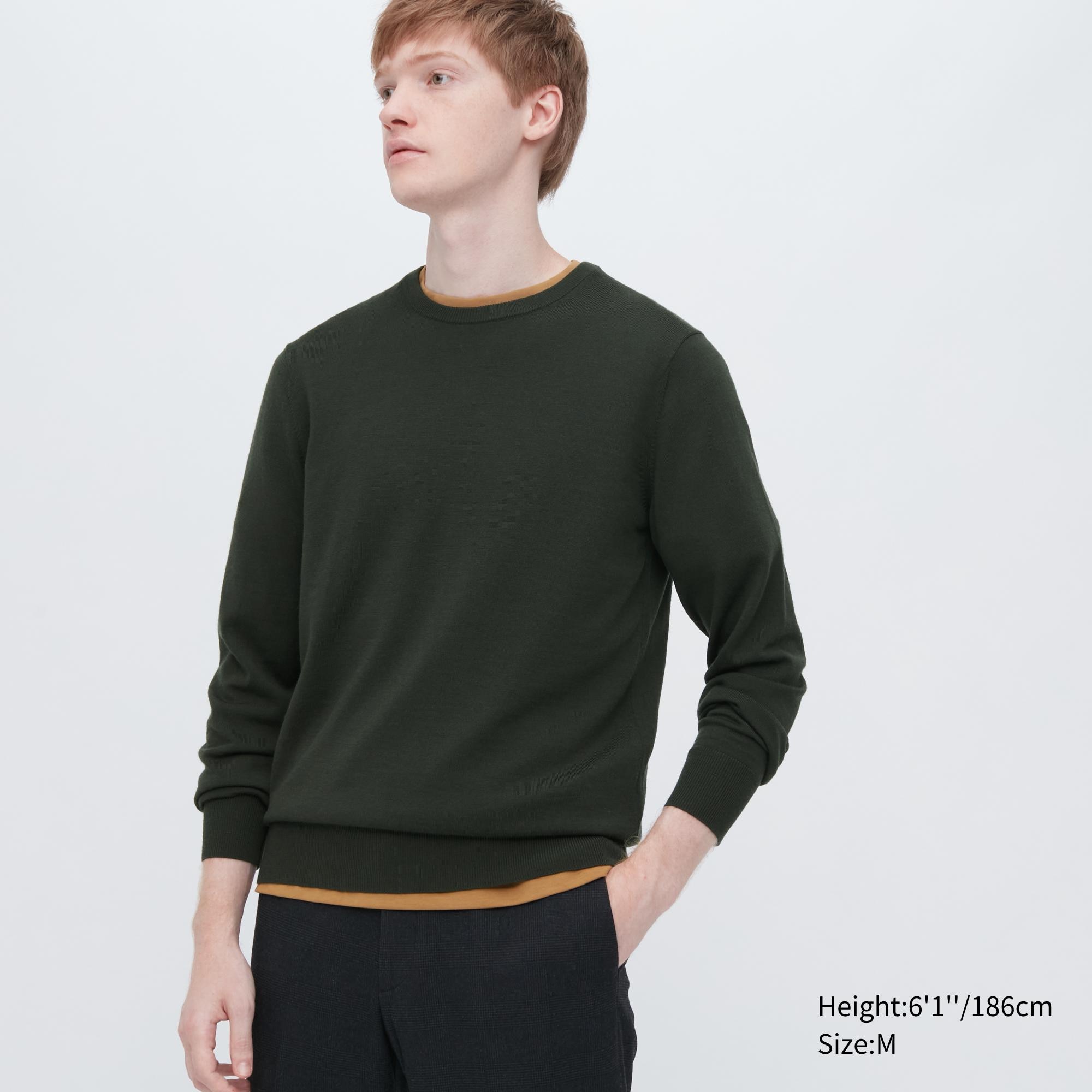 

Джемпер мужской UNIQLO 450535COL57 хаки L (доставка из-за рубежа), 450535COL57