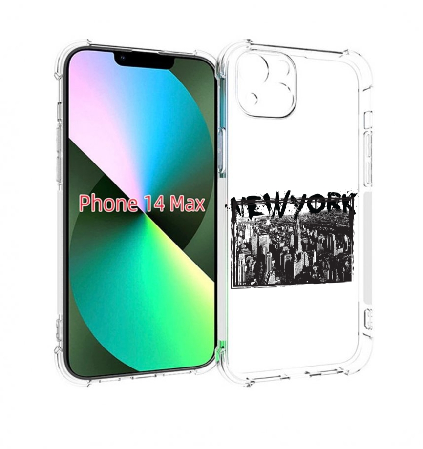 

Чехол MyPads че для iPhone 14 Plus (6.7), Прозрачный, Tocco