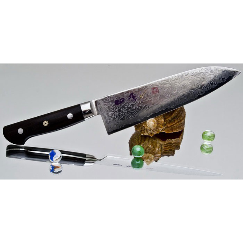 

Кухонный нож Hiro Shiki Santoku 180mm, SKE-3