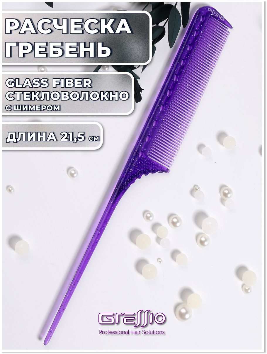 

Расческа-гребень GRESSIO S68 для стрижки фиолетовая, Фиолетовый, РП68