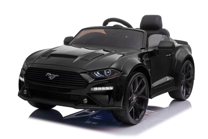 Купить Детский электромобиль Ford Mustang GT (A222MP) черный, Электромобиль RiverToys Ford Mustang GT (A222MP) черный,