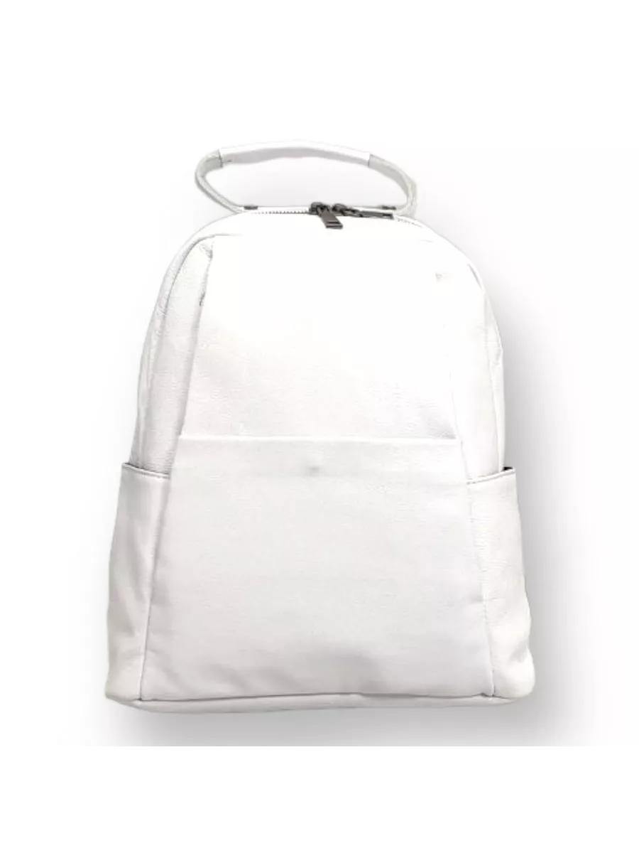 Рюкзак женский PouchMan 9002 белый, 28х3х37 см