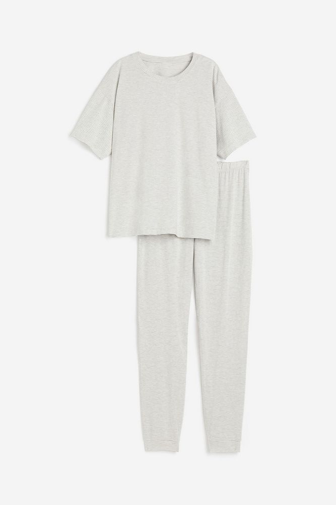 

Пижама женская H&M 0970593 серая XL, Серый, 0970593