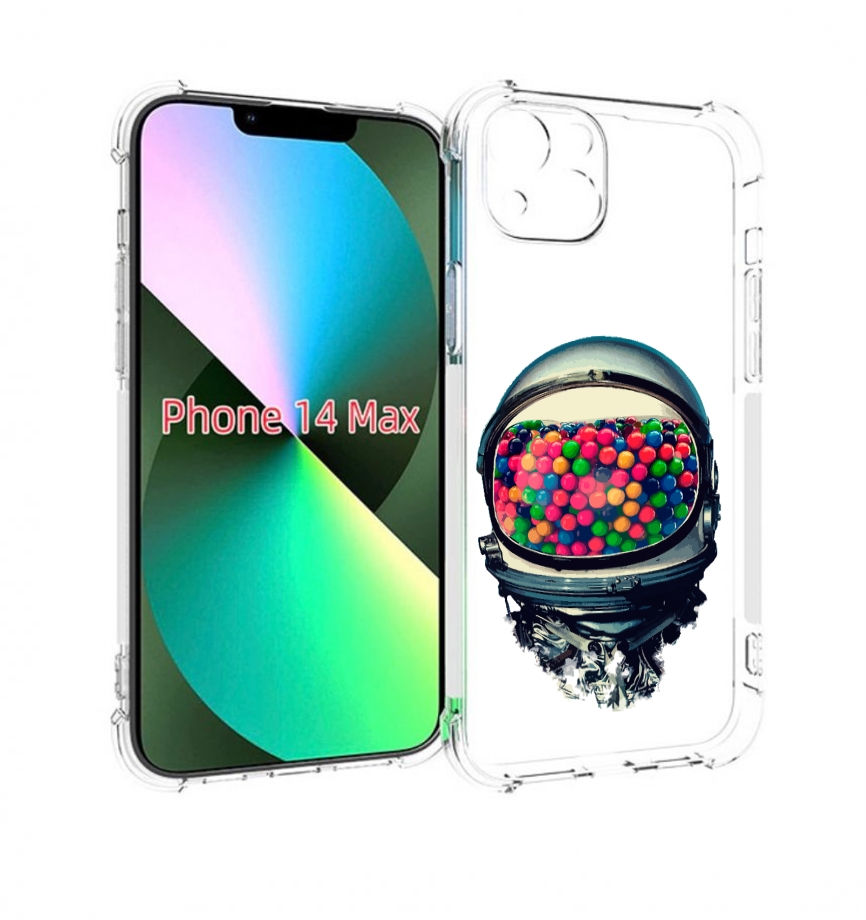 

Чехол MyPads шлем космонавта для iPhone 14 Plus (6.7), Прозрачный, Tocco