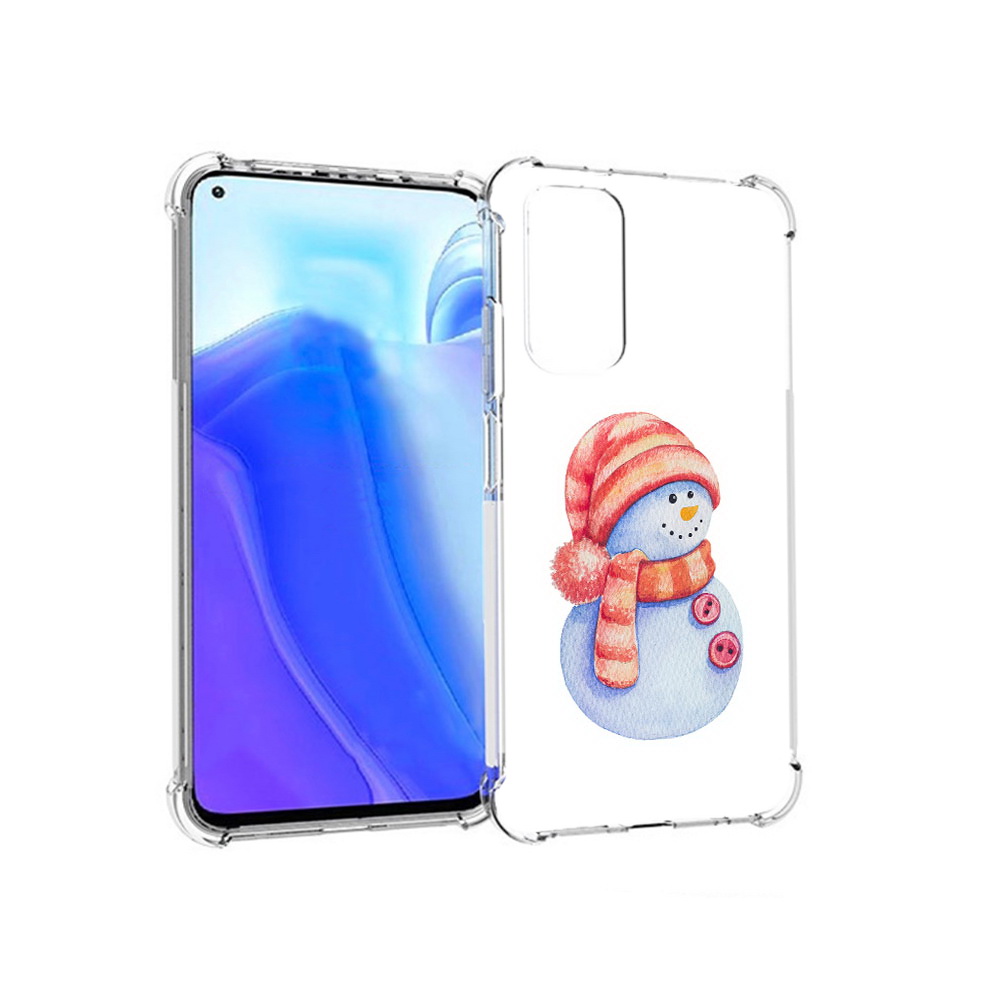 

Чехол MyPads Tocco для Xiaomi Redmi Note 11S Веселый снеговик (PT162215.279.44), Tocco