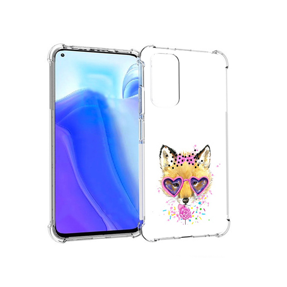 

Чехол MyPads Tocco для Xiaomi Redmi Note 11S лисенок с бантиком (PT162215.279.441), Tocco