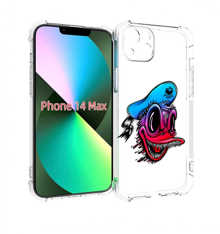 

Чехол MyPads Дональд для iPhone 14 Plus (6.7), Прозрачный, Tocco
