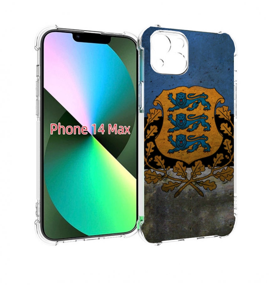 

Чехол MyPads герб флаг эстонии для iPhone 14 Plus (6.7), Прозрачный, Tocco