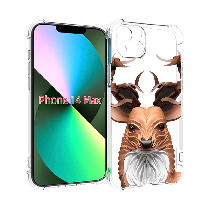 

Чехол MyPads 3D-олень для iPhone 14 Plus (6.7), Прозрачный, Tocco