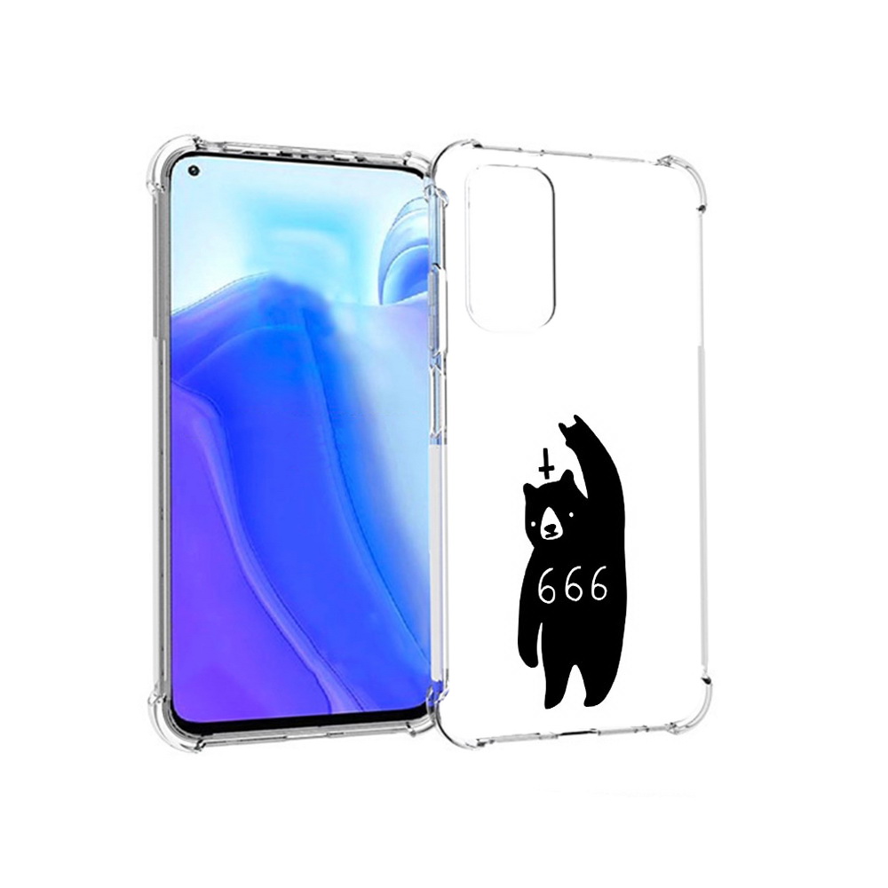 

Чехол MyPads Tocco для Xiaomi Redmi Note 11S медведь 666 (PT162215.279.462), Tocco